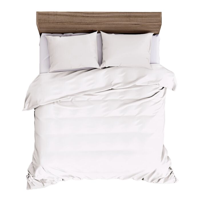 Elegante Uni-Bettwäsche aus Tencel – 160x210 cm