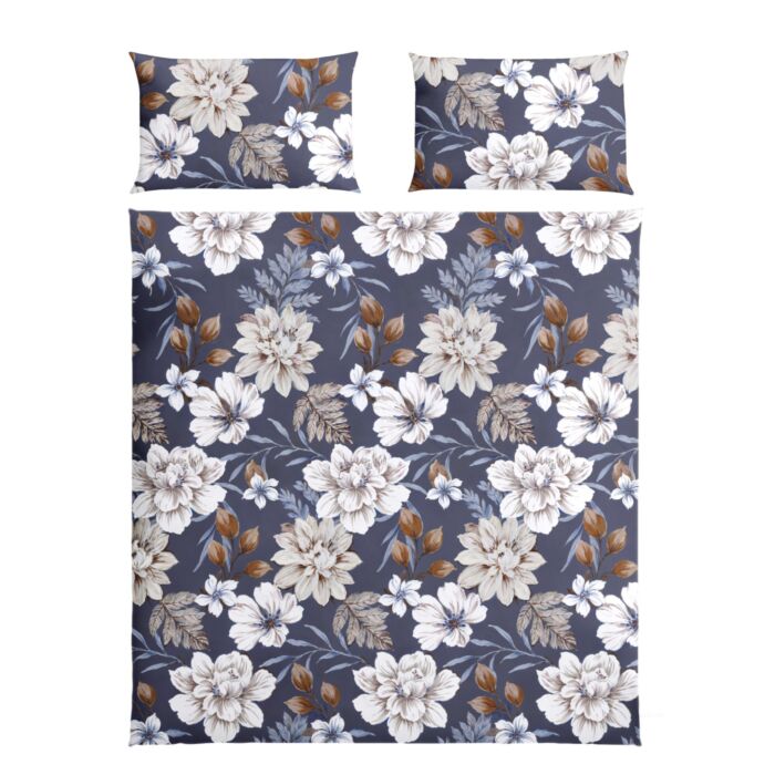 Bettwäsche mit elegantem Blumenmuster