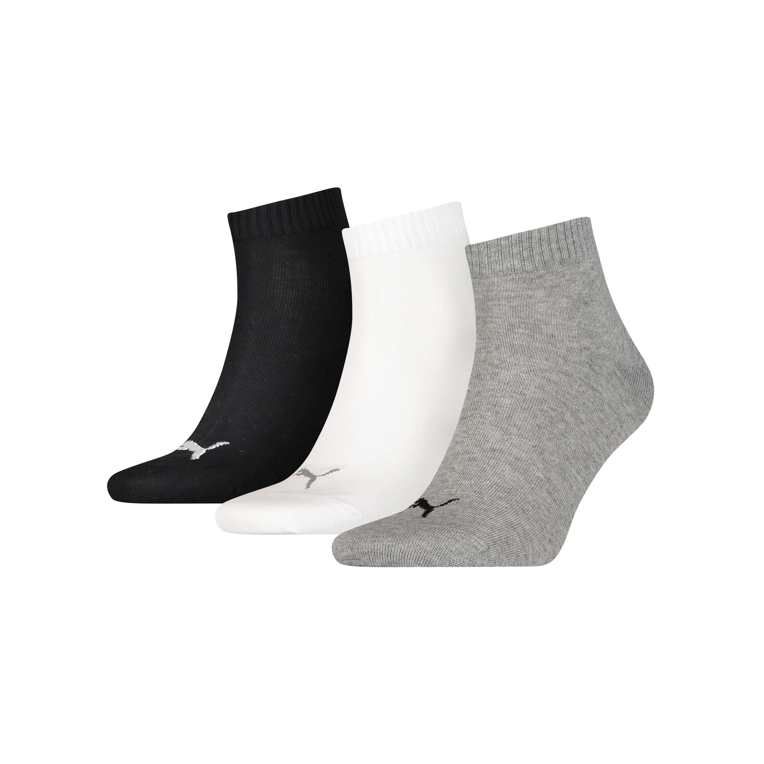 PUMA Sneaker Quarter Socken unisex 3er Pack