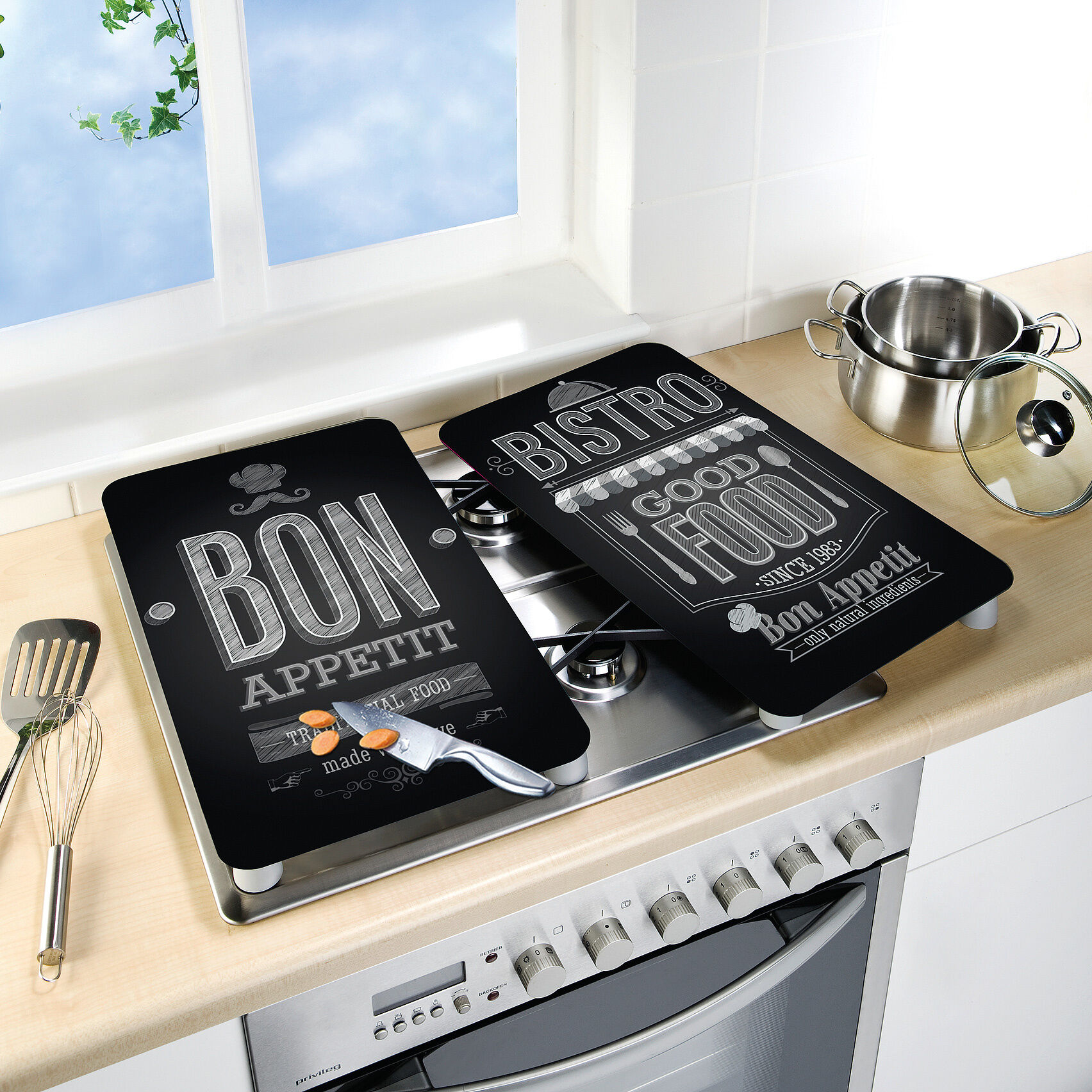 Glas Abdeckplatten Bon Appetit Lehner Versand