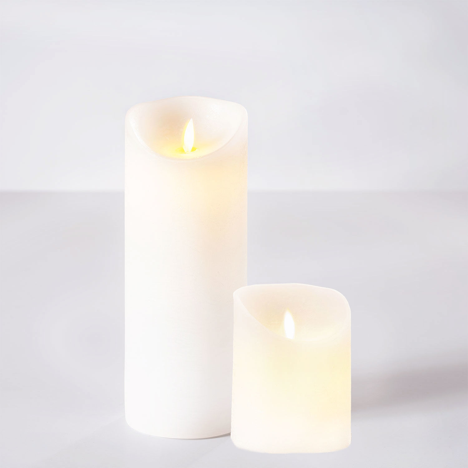 Set de bougies LED - Bougie de cire à réchaud LED avec flamme