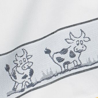 Mini Pilulier Rond En Métal Plaqué Motif Vache Et Cochon Avec 3