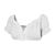 Dirndlbluse schulterfrei weiss mit Spitze