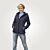Steppjacke mit abnehmbarer Kapuze