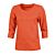 Shirt basique à manches 3/4, aspect fil flammé