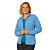 Damen-Fleecejacke uni mit Stehkragen