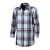 Longue blouse à carreaux en flanelle Artime