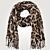 Weicher Webschal mit Leoparden-Muster