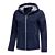 Veste sweat avec structure à côtes transversales