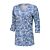 Damen Longshirt Allover-Print mit Modal