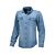 Shirt denim pour dames, blue bleached