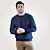 Pull-over à structure gaufrée pour hommes