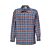 Kariertes Flanellhemd blau-olive