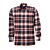 Kariertes Flanellhemd marine-orange