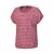 T-shirt à rayures, aspect burnout pour dames