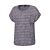 Damen-T-Shirt in Burnout-Optik und mit Streifen