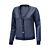 Cardigan bicolore boutonné avec structure