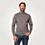 Shirt à col roulé basique pour hommes, certifié GOTS