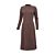 Robe midi légèrement cintrée en maille