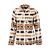 Bedruckte Damen Sherpa Fleece Jacke