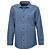 Chemise imprimée à manches longues, repassage superflu
