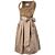 Dirndl sobre avec un tablier en satin