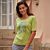 Damen T-Shirt mit Frontprint aus Baumwolle