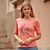 Damen T-Shirt mit Frontprint aus Baumwolle