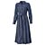 Midi Kleid in Jeansoptik aus Lyocell