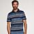 Mercerisiertes Poloshirt gestreift für Herren