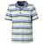 Kurzarm Herren Poloshirt gestreift