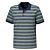 Gestreiftes kurzarm Poloshirt