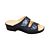 Mule Algemare en nubuck avec détails argent