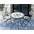 Bistro-Set Mosaik 3-teilig