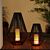 Lanterne solaire Namaku, LED blanc chaud