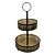 Etagere Forest mit 2 Ablagen — Schwarz & Gold
