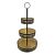 Etagere Forest mit 3 Ablagen — Schwarz & Gold