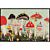 Türvorlage Fantasy Mushrooms 50x75 cm