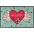 Paillasson Charming Heart, 45x70 cm