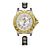 Trauffer montre pour dames avec bracelet en cuir PU blanc