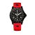 Trauffer montre pour dames avec bracelet en cuir PU rouge