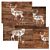 Set de table en papier Deer Lodge