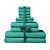 Ensemble de bain uni Sera, 10 pièces avec ruban en satin