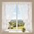 Vorhang Vitrage Jaquard mit Edelweiss, 2er Set
