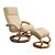 Fauteuil relax Patras avec pouf