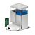 Robot aspirateur-laveur iRobot Roomba Plus 415 Combo, avec base AutoWash