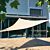 Voile d'ombrage trianguala 3.6m perméable à l'air