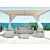 Gartenlounge Set Cindy 4-teilig