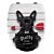 WC-Sitz Guilty Dog mit Absenkautomatik schwarz-weiss