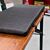 2 coussins de banc - 53x25x3 cm